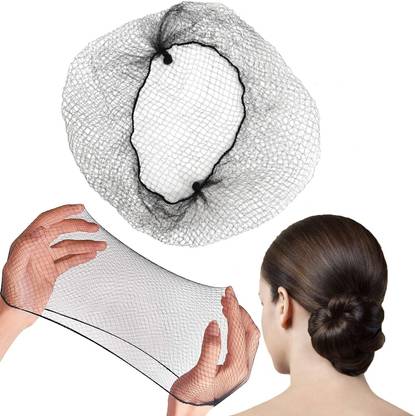 D-DIVINE 18 PCS, 20 Inches Elasticity Invisible Elastic Mesh Wig Nets Hair Band