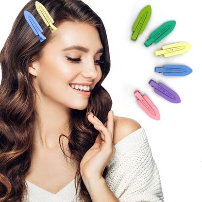 MYYNTI No Crease Bend Hair Clips Styling Bangs Curl Pin Duck Bill Matt Clips Set - 5pc. Hair Clip