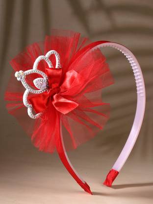 stol'n Crown Embellished Hair Band-Red Hair Band