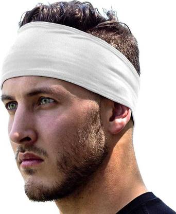 Maa Hosiery Headband For Sport [Pack of 2] Black & White Head Band