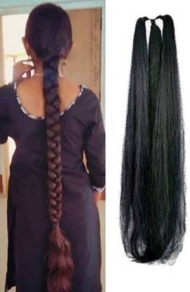GIRISA ENTERPRISE black long choti hair extensions Hair Extension