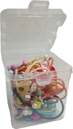 instella Go Smart! 20-Pcs- Top Premium Quality Beads Hair Rubber band with 20 Different Variety Rubber Band