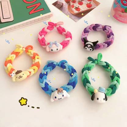 sannidhi Cinnamoroll Sanrio Character Elastic Hair Ties Set Hair Accessory Set