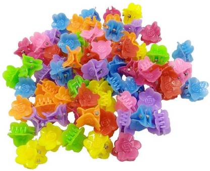 ayushicreationa Mini Hair Clips for Woman Kids, Plastic Mini Hair Claw Clip Pin Hair Claw
