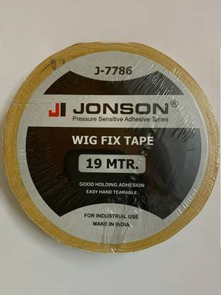 JONSON YELLOW WIG/PATCH CLOTH TAPE ROLL 20 MTR Hair Accessory Set