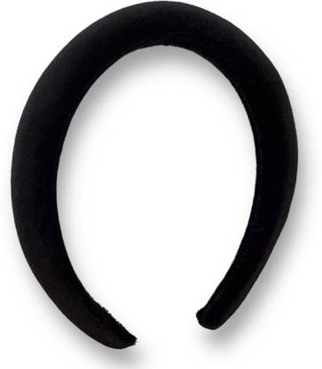 Leonyvie Padded Velvet Headband (Black Thin) Hair Band