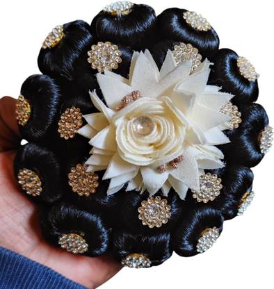 Satyam Collection Women's stone juda bun Bun