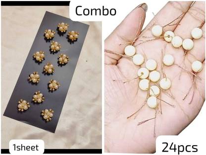 KVY COLLECTION Hair accessories for women&girls crystal juda pin ,velcro hair clips (combo) Hair Tattoo/Sticker