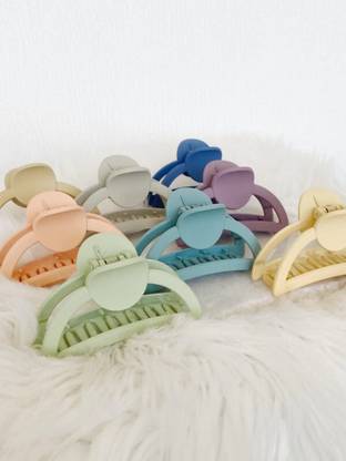 Chronex 6PCS Aesthetic Korean Butterfly Large Hair Claw Clutcher Clip|Hair Claw Clips Hair Claw