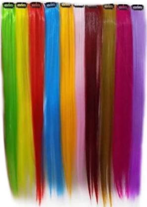 ALX 10 different colors High lights streaks for hair Tic Tac Clip
