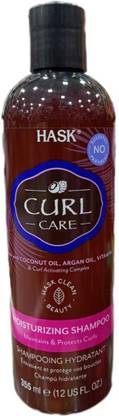 hask curl care shampoo hair combo