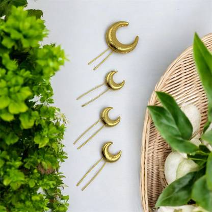HORIZON CREATIONS COMBO OF 4 CHANDRA HAIR PIN (1 Big & 3 Small Pins) Bun