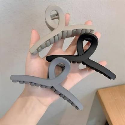 Glamezone Matte Rectangle Hair Clutcher Claw Clips for Women Hair Claw Hair Claw