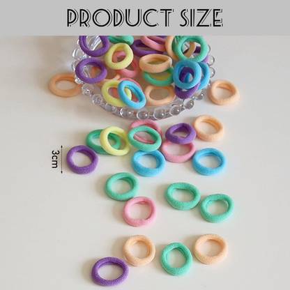 ABHINANDAN Rainbow Flex: 80-Pack of Multicolor Elastic Rubber Bands Rubber Band
