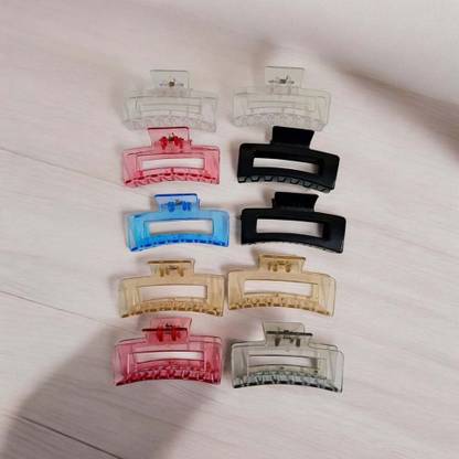 house of common 6 PC Sparkling Rhinestone Hair Charm for Timeless Korean-Inspired Beauty Look Hair Claw