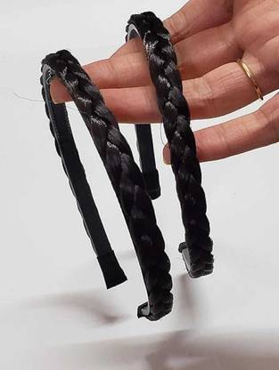 Vivalace Braided Plastic Hair 2pc Plaited Braided Headband Synthetic Hairpieces Hair Band Hair Band