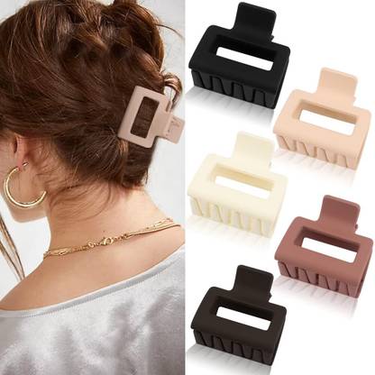 Trendy Club 6 Pieces Powerful Hair Clutcher Clips for Women Pack of 6 Hair Claw