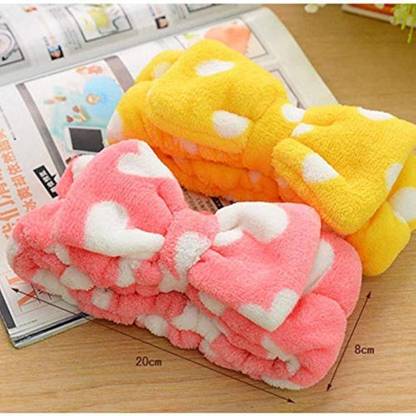 MANODHRUVA 2pcs Professional Facial Band for Beauty Parlour and Personal Use, Multicolor Head Band