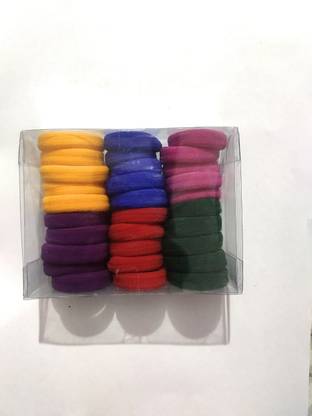 SHIV RIDDI 30 MULTICOLOUR HAIR RUBBER BANDS HAIR Hair Band
