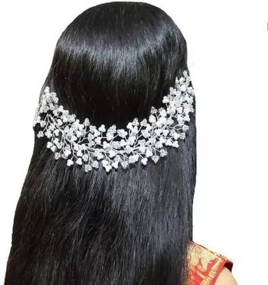 SCR hair tiara crystal beeds fancy tyara Hair Accessory Set