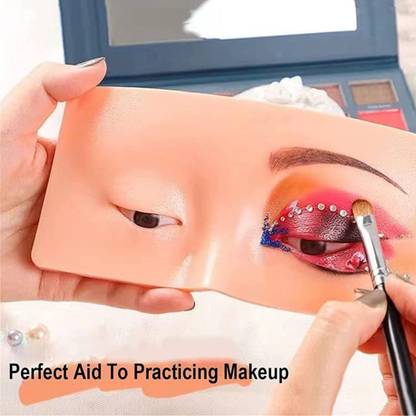 SIYDHA Face Dummy For Makeup Fake Face Nakli Face Hair Accessory Set