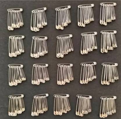 R B Style 100 Pic Saree and Cloth Safety Pin for Women and Girls,( Pack 100 Pic ) Back Pin