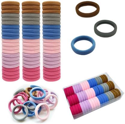 Evogirl Hair Ties Soft and Stretch Elastic Bands in bright color Girls Rubber Band