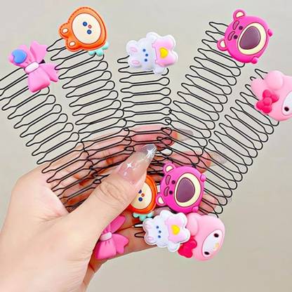 Balasundri 5Pcs/Set Hair Accessory Set for Baby Girl Spiral Hair Tie Colorful Wire Hairband Hair Pin