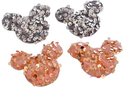 Silvermerc Designs Set of 4 Mickey Hair Pin Back Pin