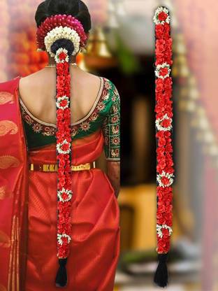 Xivir Bridal hair accessories Bharatanatyam aari work jadai savaram jada billalu choti Hair Pin