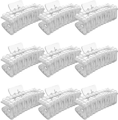 De-Ultimate Pack Of 9 Moti Design Trending Fashionable Lightweight Hair Claw/clutcher Hair Claw