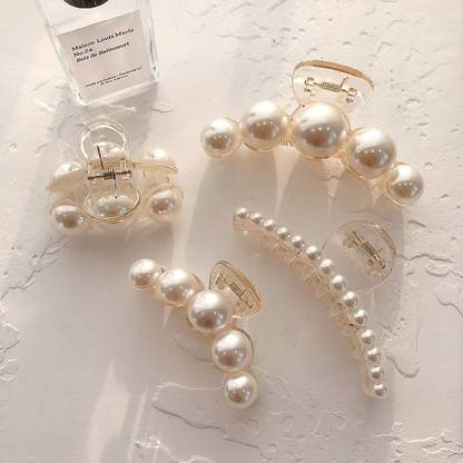 VIRAMA Banana Jaw Clips,Big Claw Clip Barrettes Nonslip,Set Of 4 Hair Clip