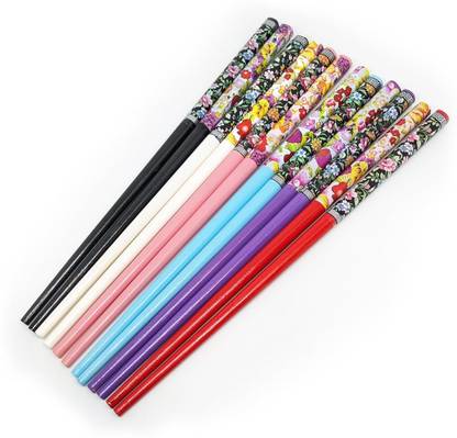 Comet Busters Beautiful Floral Printed Multicolor Juda Stick Set, Juda Pins for Girl and Women Bun Stick