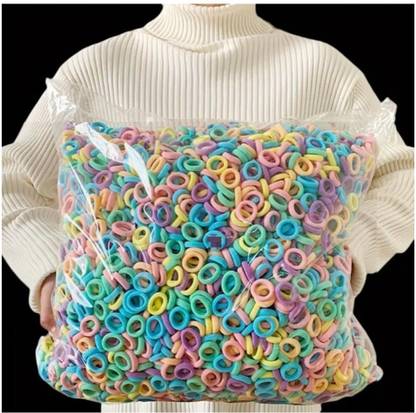 Lancia Mini Rubber Band, Hair Rubber Band for Kids, Rubber Band (Pack of 100) Rubber Band