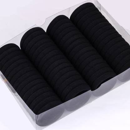 SAMYAK Combo of 60Pcs Nylon Soft Hair Ties Ponytail Holder For Kids Girls Women Rubber Band