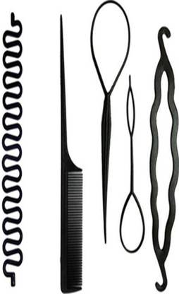 Sharum Crafts Styling Kits For girls and Women Hair Accessories Twist Styling Tool Set of 5Pc Hair Accessory Set