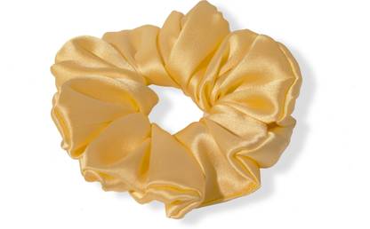 Look What Happened Sunshine Silk Satin Scrunchie Hair Band