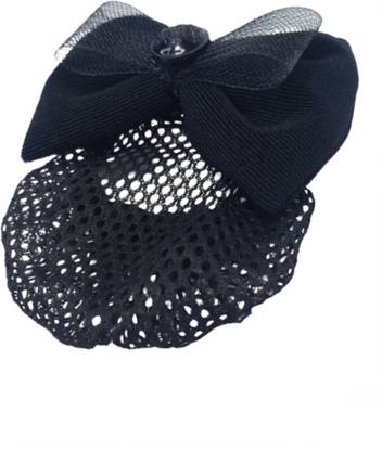 Q8 Twinkle Women Bow Juda Net Barrette Hair Clip With Hair bun Cover net For Girls Bun