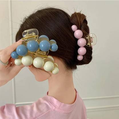 Blubby Fashionable Fancy Stylish Hair Clutchers Claw Clips for Women Girls (Pack of 3) Hair Claw