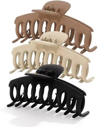Blubby Matte Jumbo Size Hair Clutcher Claw Clips for Women and Girls Hair Claw