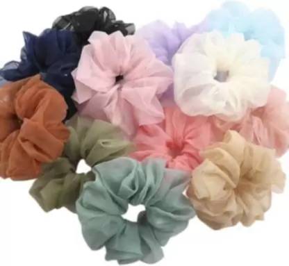 Rubela Organza Scrunchies Rubber Band Rubber Band