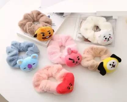 Rubela hair scrunchie plush large intestine ring sweet tie hair rubber band Rubber Band Rubber Band