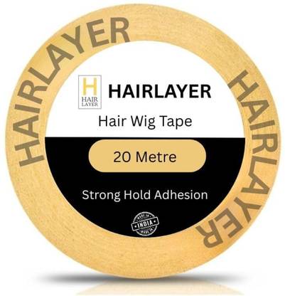 HAIRLAYER Hair Patch Tape/Wig| Double-sided Tape| Cotton-Cloth | Maximum Hold Upto 2 weeks Hair Accessory Set