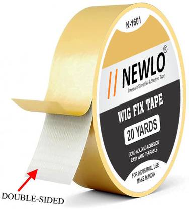 Newlo N-1601 Yellow Wig Fix Cloth Tape - 20 Yards