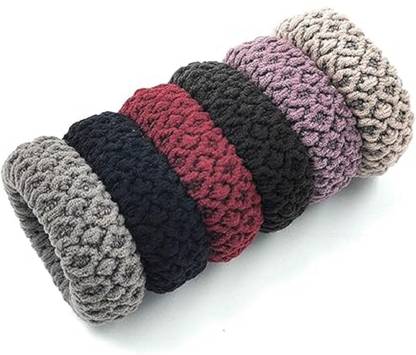 THE MAXIM Thick Hair Elastics for Thick Heavy and Curly Hair (08pcs) Rubber Band