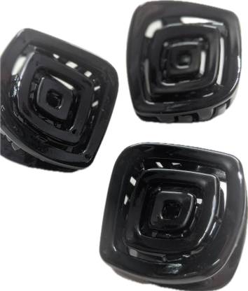 Maanya Traders Set of 3 medium Size black Cleature For Women Hair Claw