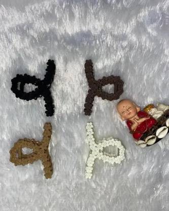 GLIMM Matte Finish Korean Claw Set of 4 Large Stylish Hair Accessories Hair Claw