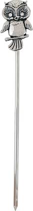 Teejh Bundi Silver Oxidised Bun Stick