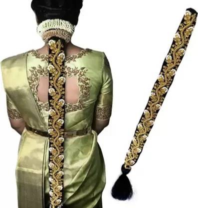 Naimat Fashion DEsigner Stylish Bharatanatyam Savaram Braid Extension