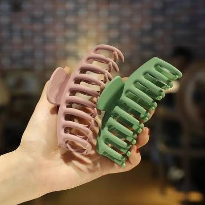 SHASHI Large matte strong nonslip clutcher 2 pcs very comfortable Hair Claw